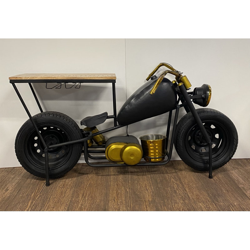 Williston Livonia Chopper Motorcycle Bar with Wine Storage Wayfair